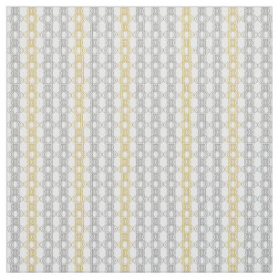 Silver and Gold Pattern Fabric