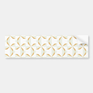 Silver and Gold Pinwheels Bumper Sticker