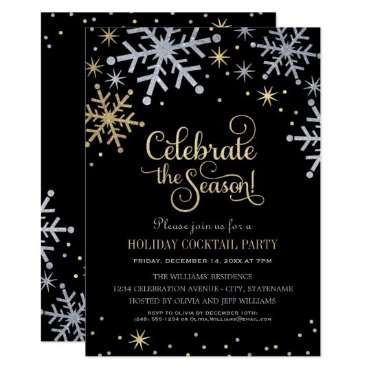 Formal Christmas Party Invitation Templates 2