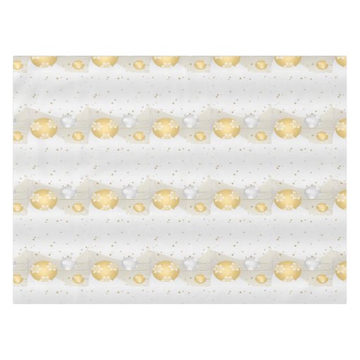 Silver And Gold Tablecloth Zazzle