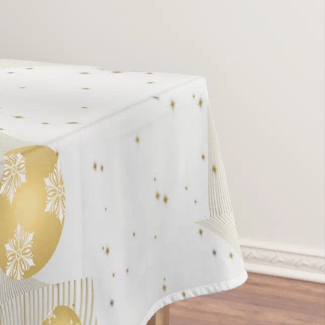 Silver And Gold Tablecloth Zazzle