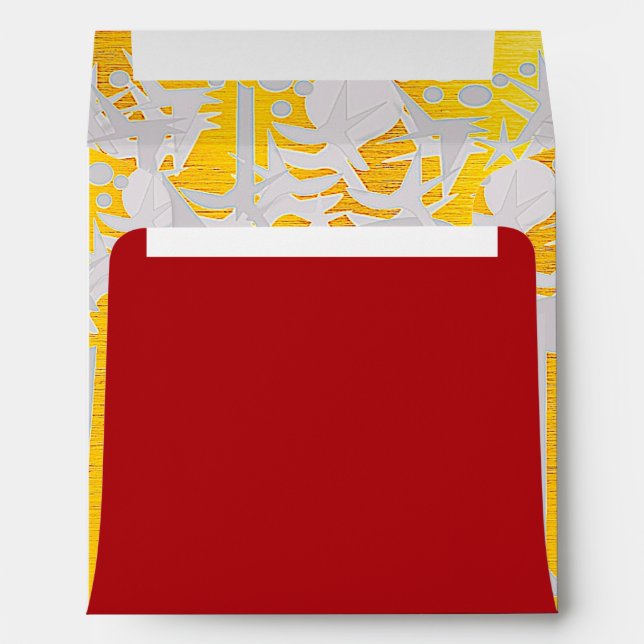SILVER AND GOLD~ THE HOLIDAYS IN CENTRAL PARK! :) ENVELOPE (Back (Bottom))