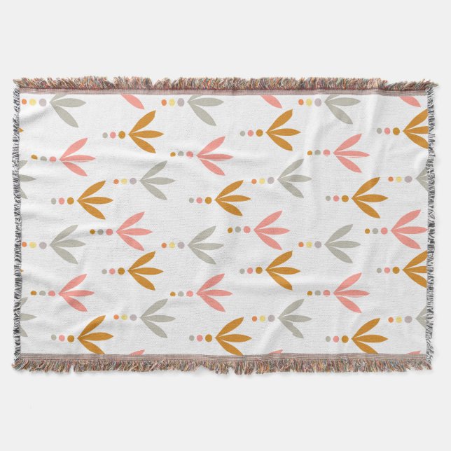 Silver and Gold Throw Blanket (Front)