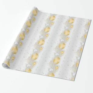 Silver and Gold Wrapping Paper