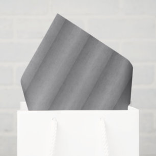 Silver and gray corrugated pattern tissue paper