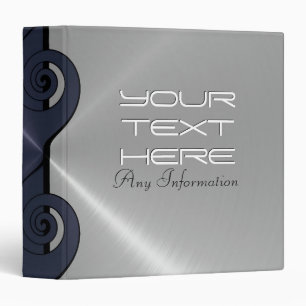 Silver and Gray stainless steel metal Binder
