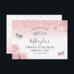 Silver and Light Blush Pink Roses Elegant Save The Date<br><div class="desc">Are you looking for elegant save the date ideas you can customize for a silver and light pink party theme? You can create your own pretty Cinderella princess themed stationery using these DIY template save the date invitations. The watercolor botanical art by Raphaela Wilson showcases vintage blush roses accented in...</div>