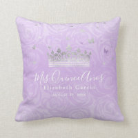 Silver and Light Purple Roses Mis Quince Anos