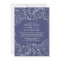 Silver and Navy Baby's Breath Bridal Shower