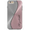 Silver and Pink Stainless Steel Metal