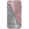 Silver and Pink Steel Metallic