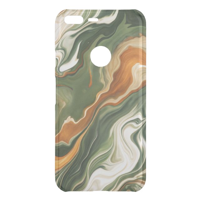 Silver and Purple Swirl Uncommon Google Pixel XL Case (Back)