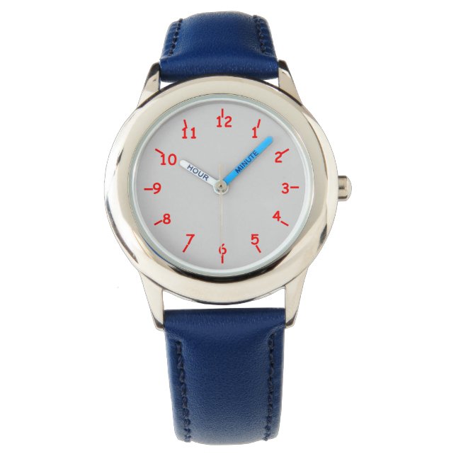 Silver and Red Revolutionary Watch (Front)