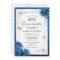 Silver and Royal Blue Roses Elegant Quinceanera