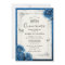 Silver and Royal Blue Roses Elegant Quinceanera