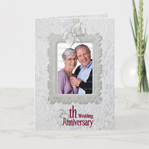 Silver Anniversary Card