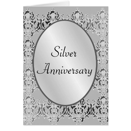 Silver Anniversary Invitation Cards 7