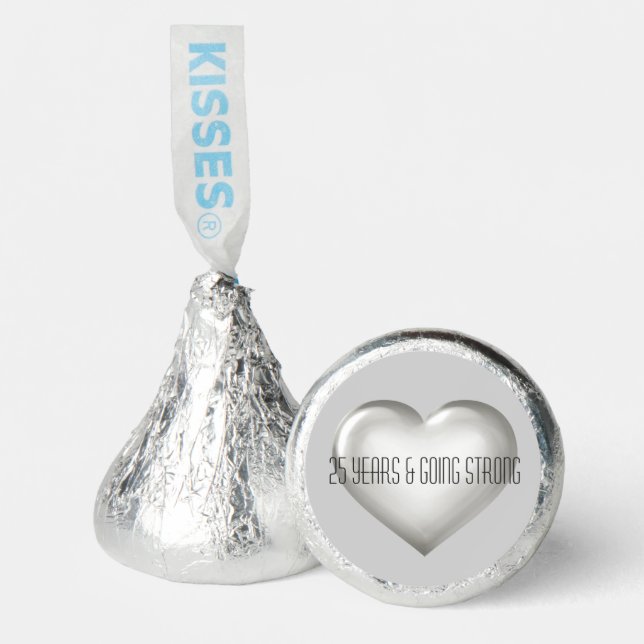 Silver Anniversary Hershey®'s Kisses® (Front)