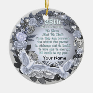 Silver Anniversary Ornament