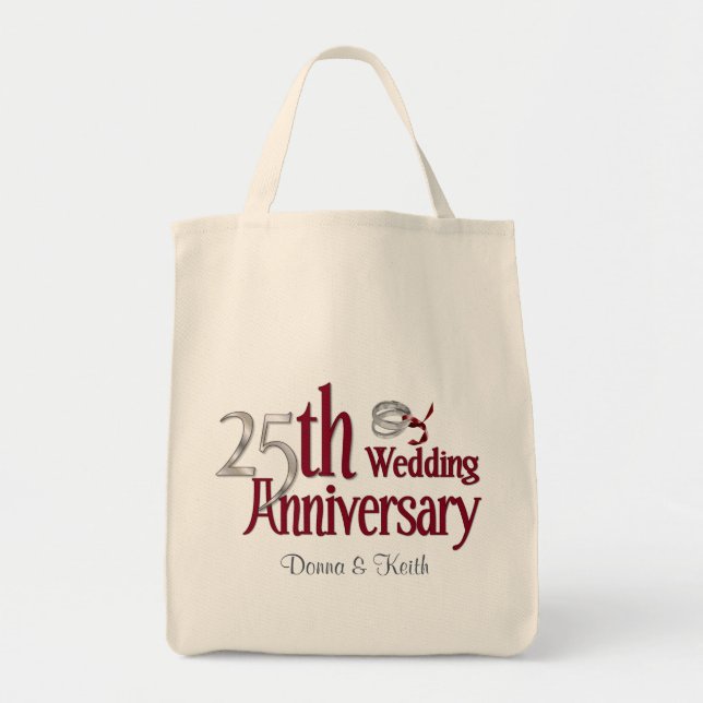 Silver Anniversary Tote Bag (Front)