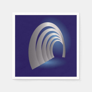 silver arcade tunnel napkins