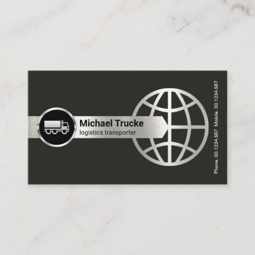 Silver Arrowhead Global Border Logistics Transport Business Card