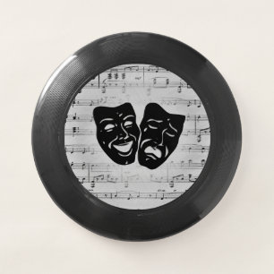 Silver Art Unites Theater Masks Wham-O Frisbee