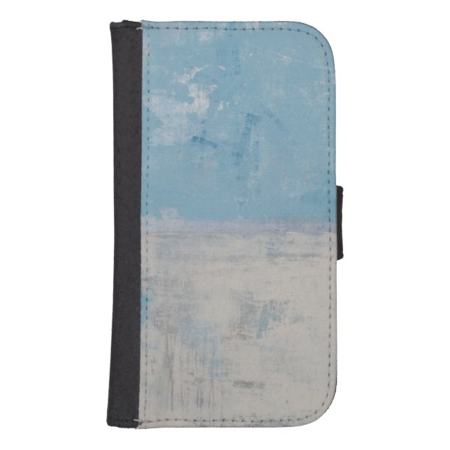 Silver Aura Samsung Galaxy Wallet Case (Front)