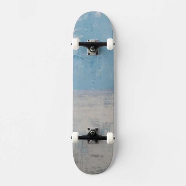 Silver Aura Skateboard Deck (Front)