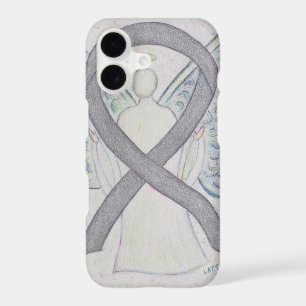 Silver Awareness Ribbon Angel Custom iPhone 7 Case