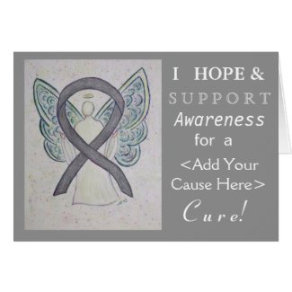 Silver Awareness Ribbon Meaning and Gifts - Awareness Gallery Art