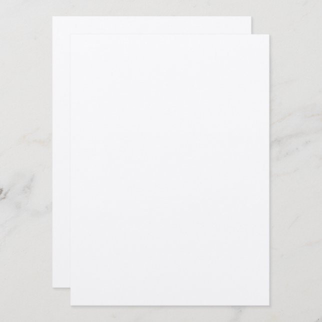 Silver Backer in Metallic for 5x7 Invitation (Front/Back)