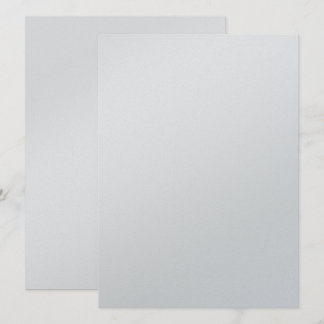 Silver Backer in Metallic for 5x7 Invitation