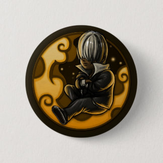 silver badge pinback button