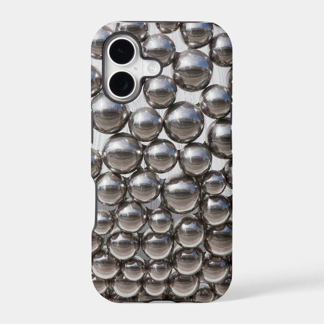 Silver Balls Iphone Case (Back)