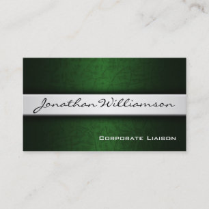 Silver Band Modern Professional Business Card
