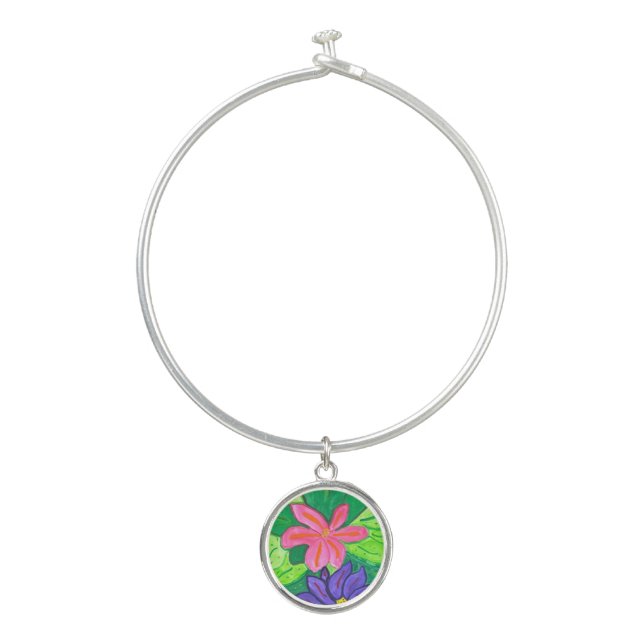 Silver Bangle Bracelet (Front)
