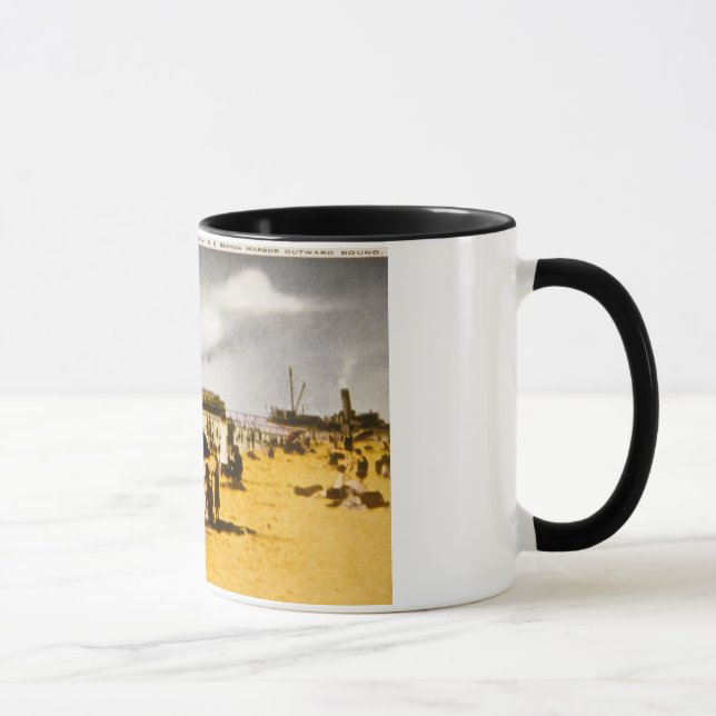 Silver Beach, St. Joseph, Michigan Mug (Right)