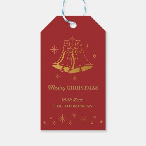 SILVER BELLS  Christmas Gift Tag