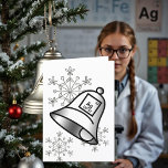 Silver Bells Periodic Table Christmas Science Snow Holiday Card