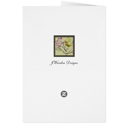 Silver Bells Watercolor Wash (Back)