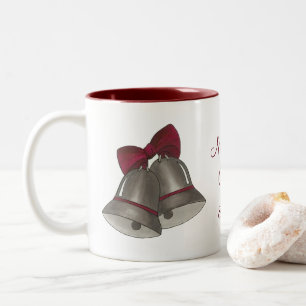 Silver Bells Wedding Bell Personalized Mug