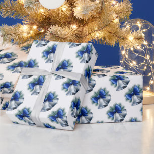 Silver Bells Wrapping Paper