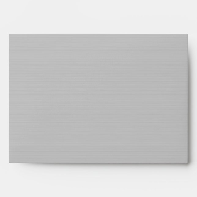 Silver Black Envelopes Brushed Silver Elegant Gray (Front)