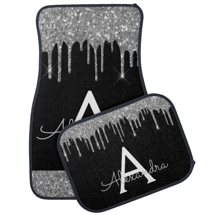 monogram car mats