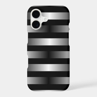 Silver/Black Metallic Design iPhone 7 CASE