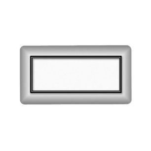 Silver Blank Address Labels