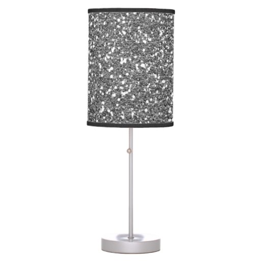 Silver Bling Elegance Table Lamp | Zazzle