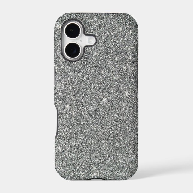 Silver Bling Iphone Case (Back)