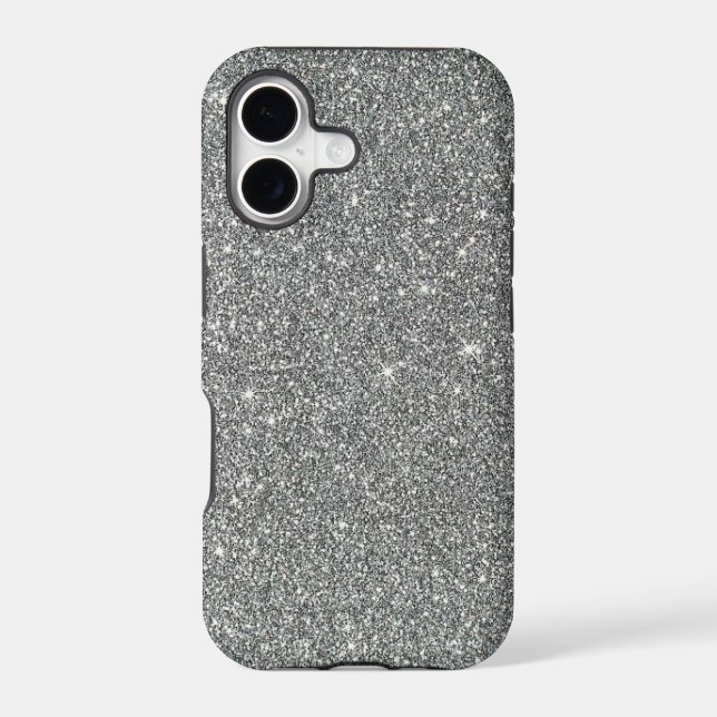 Silver Bling Iphone Case (Back)